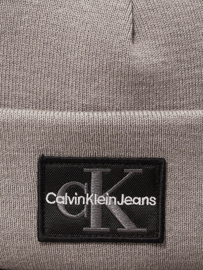 Шапка Calvin Klein Mono Logo Patch модель K50K512455-0I0 — фото 4 - INTERTOP