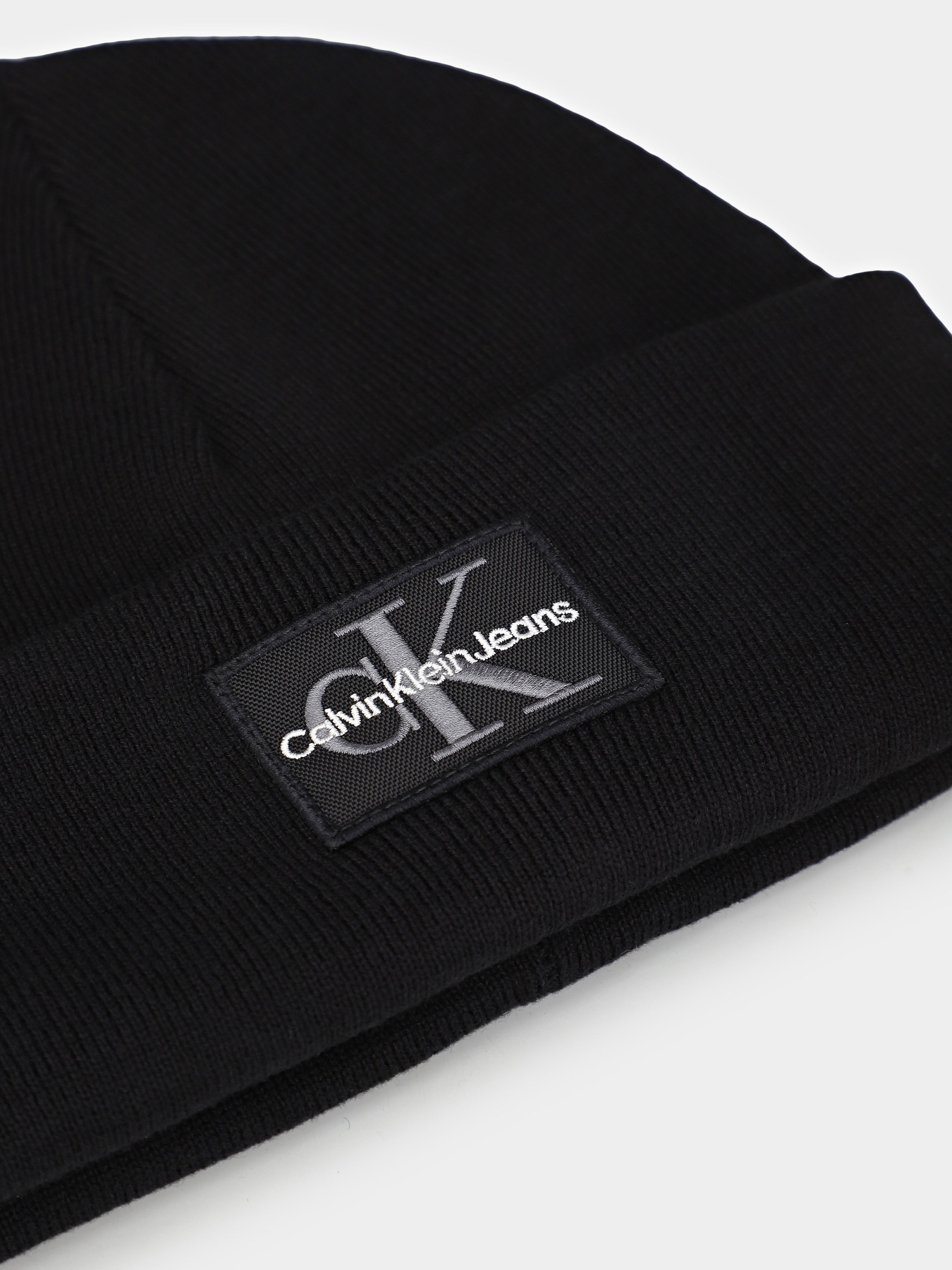 Шапка Calvin Klein Mono Logo Patch модель K50K512455-BEH Шапка Calvin Klein Mono Logo Patch модель K50K512455-BEH Фото