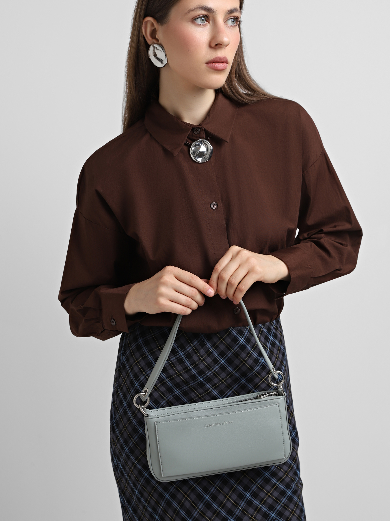 Хобо Calvin Klein Sculpted Shoulder модель K60K612725-PFF Фото