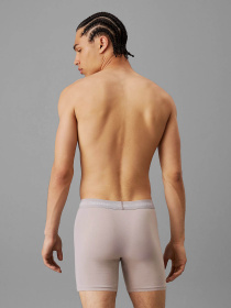 Набір трусів Calvin Klein Underwear 3-Pack Boxers - Cotton Stretch модель 000NB1770A-QRH Фото