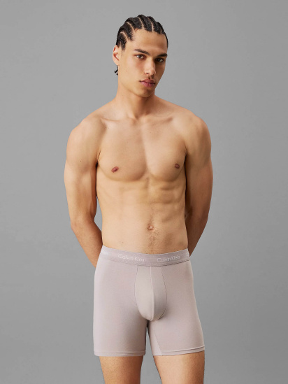 Набір трусів Calvin Klein Underwear 3-Pack Boxers - Cotton Stretch модель 000NB1770A-QRH — фото - INTERTOP