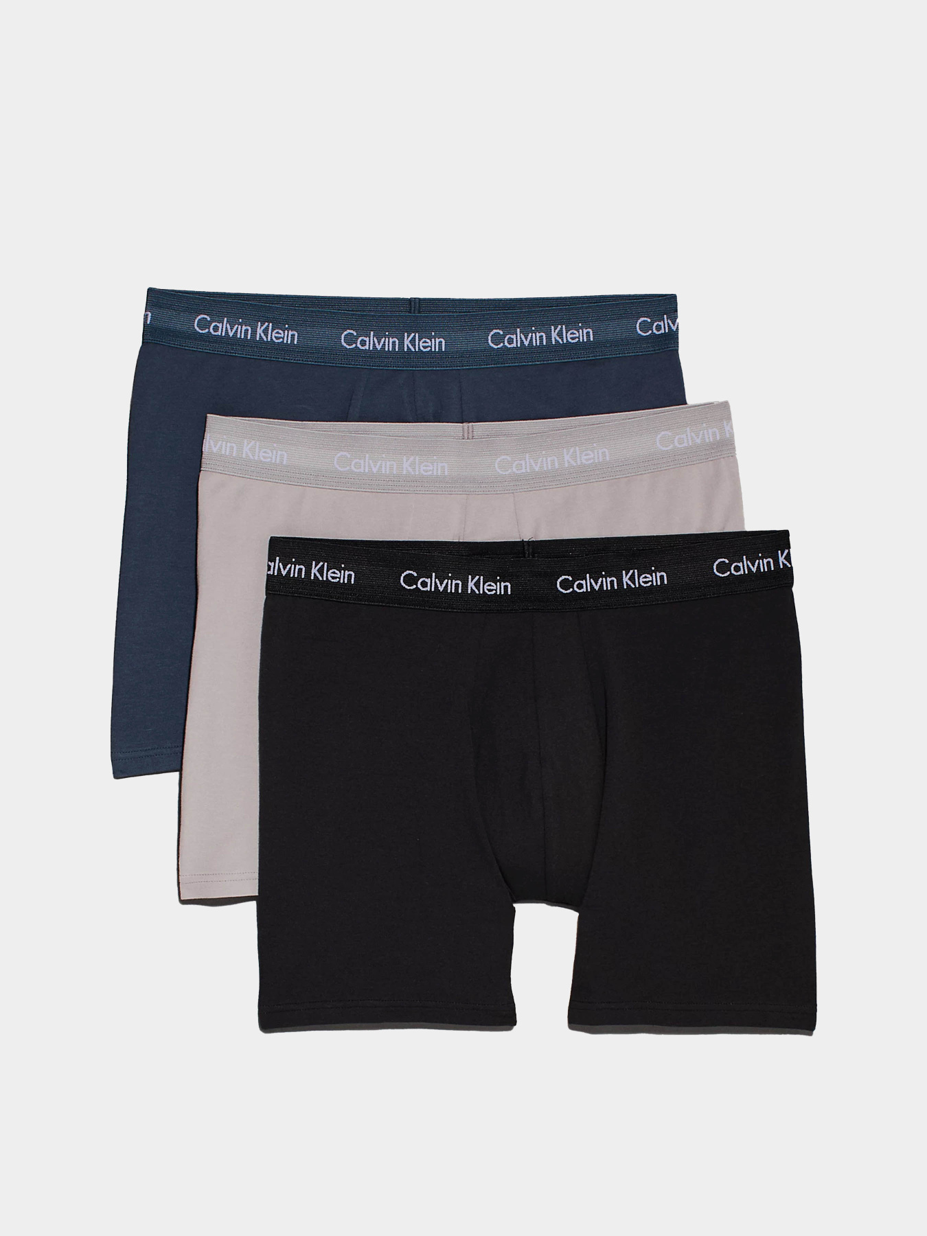 Набор трусов Calvin Klein Underwear 3-Pack Boxers - Cotton Stretch модель 000NB1770A-QRH Фото