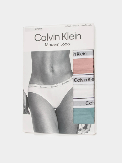 Набір трусів Calvin Klein Underwear Bikini Bottom 3 модель 000QD5207E-PYM — фото 3 - INTERTOP