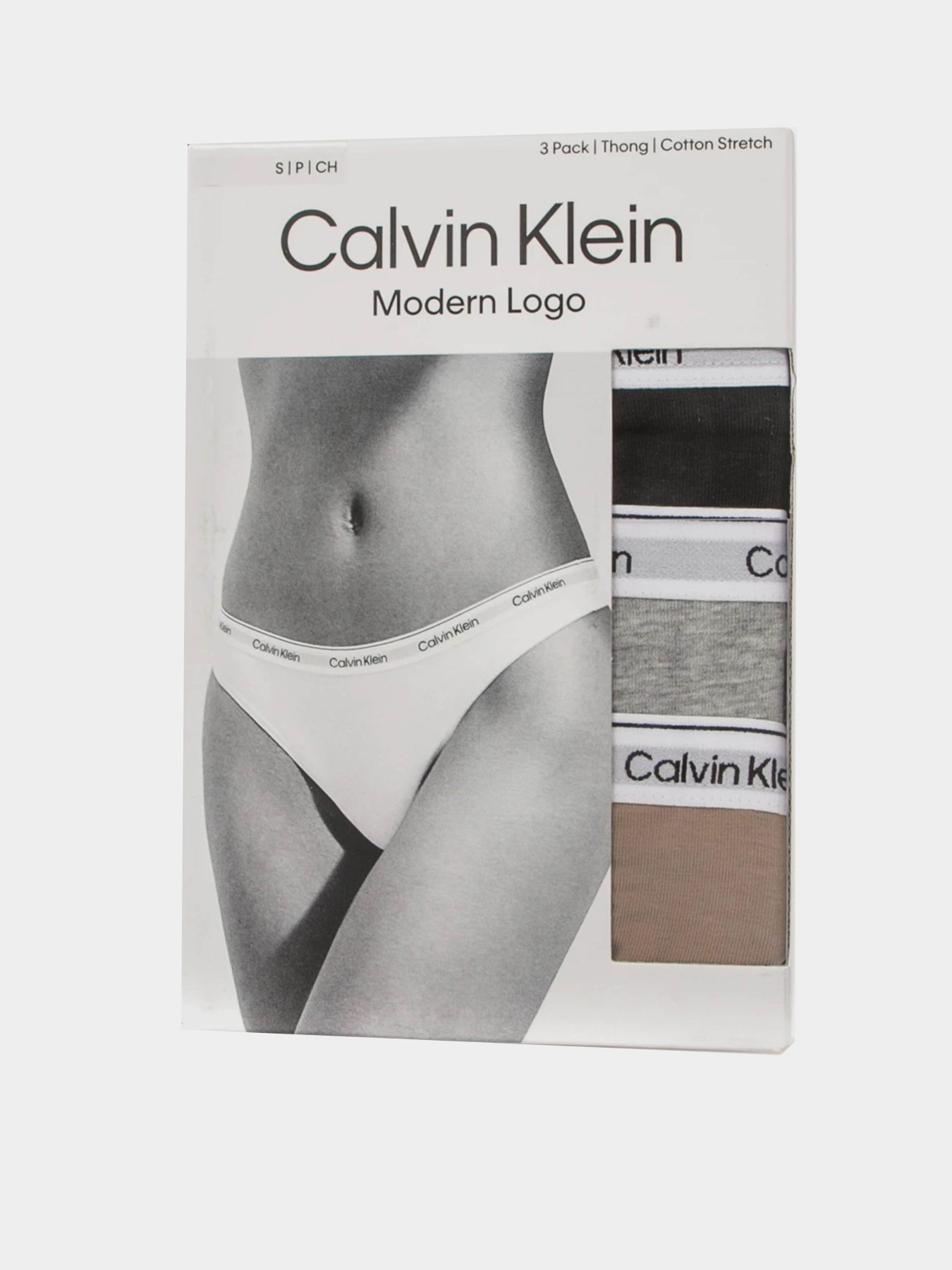Набор трусов Calvin Klein Underwear Thong 3Pk модель 000QD5209E-PZ7 Фото