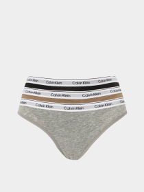 Набор трусов Calvin Klein Underwear Thong 3Pk модель 000QD5209E-PZ7 Фото