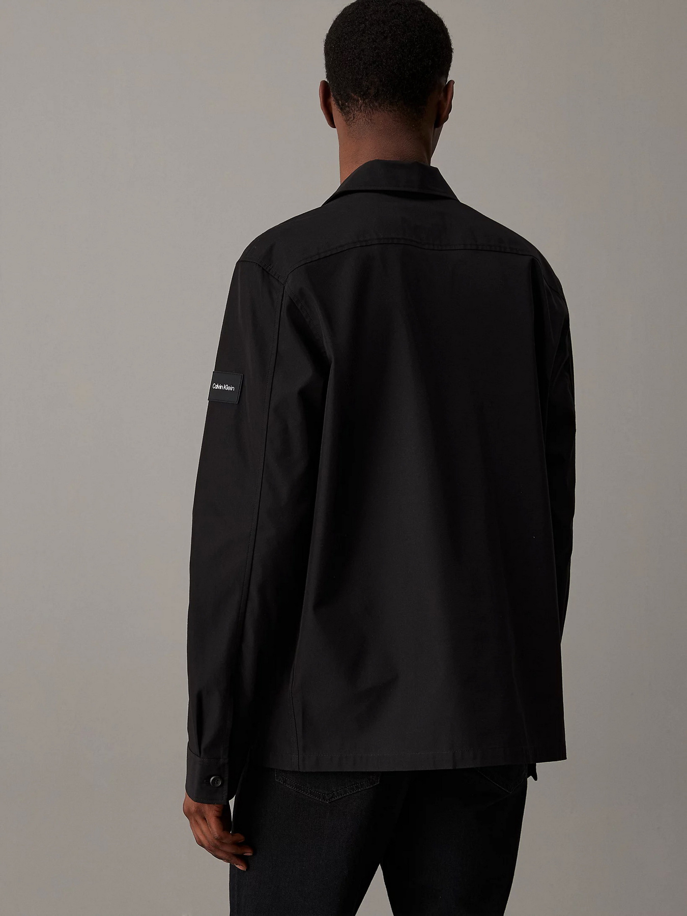 Рубашка Calvin Klein Cotton Nylon Overshirt модель K10K109920-BEH Фото