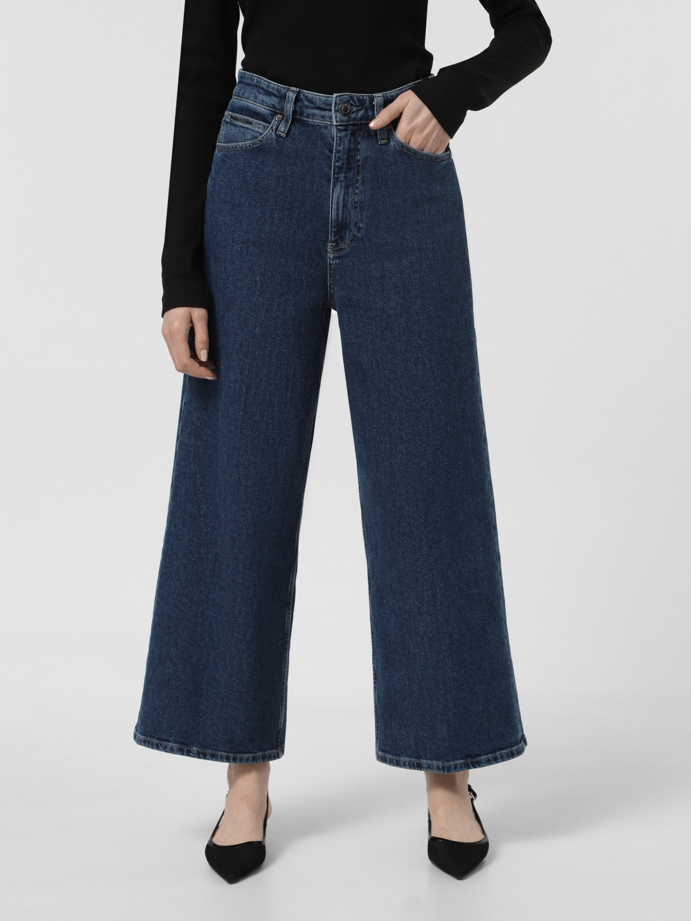 Широкі джинси Calvin Klein модель K20K207267-1A4 Широкі джинси Calvin Klein модель K20K207267-1A4 Фото