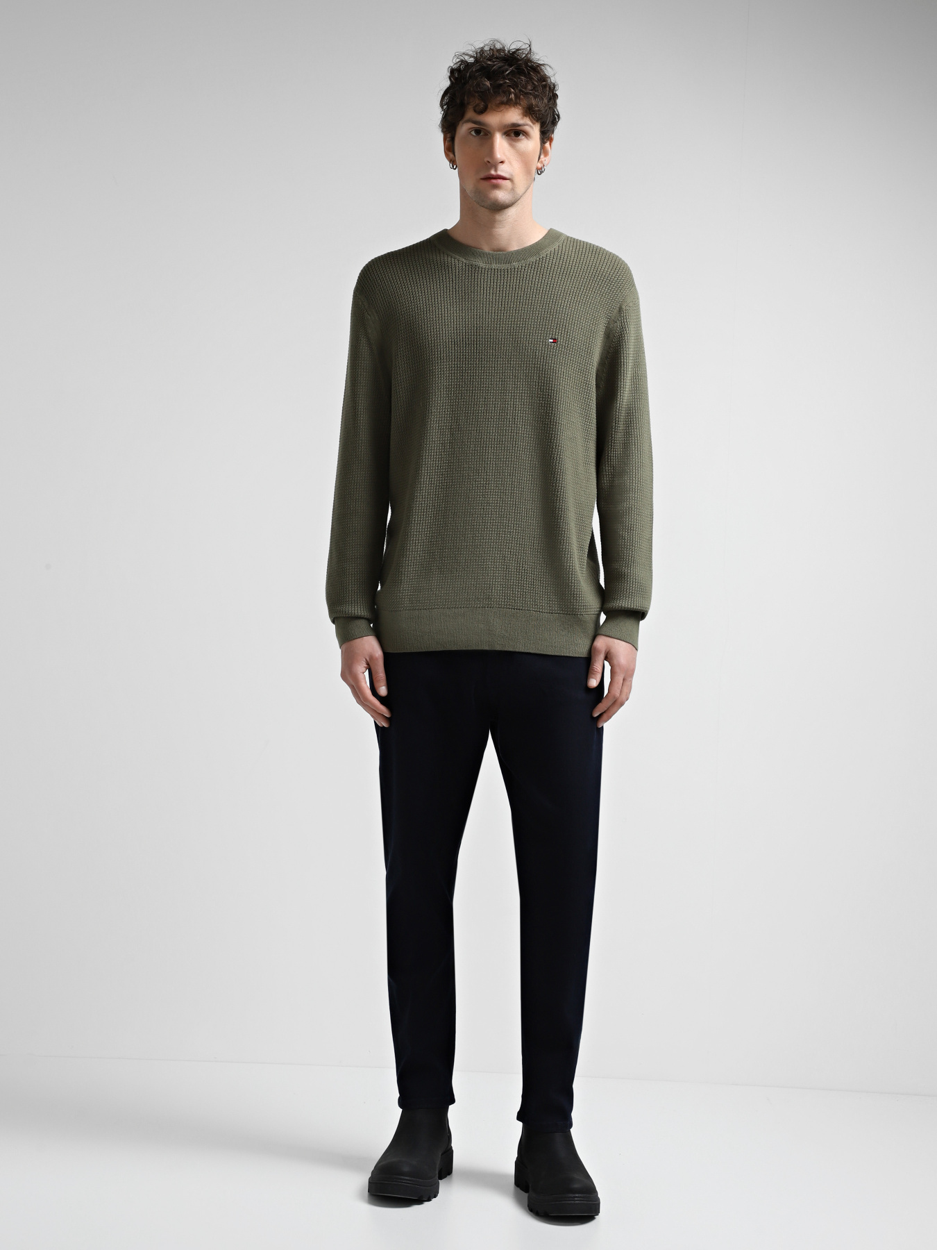 Прямые джинсы Calvin Klein модель K10K112221-1BT Фото