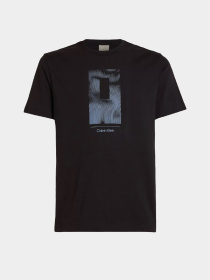 Футболка Calvin Klein Vertical Lines Graphic модель K10K113588-BEH Фото