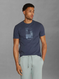 Футболка Calvin Klein Vertical Lines Graphic модель K10K113588-PPK Фото