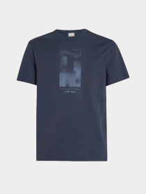 Футболка Calvin Klein Vertical Lines Graphic модель K10K113588-PPK Фото