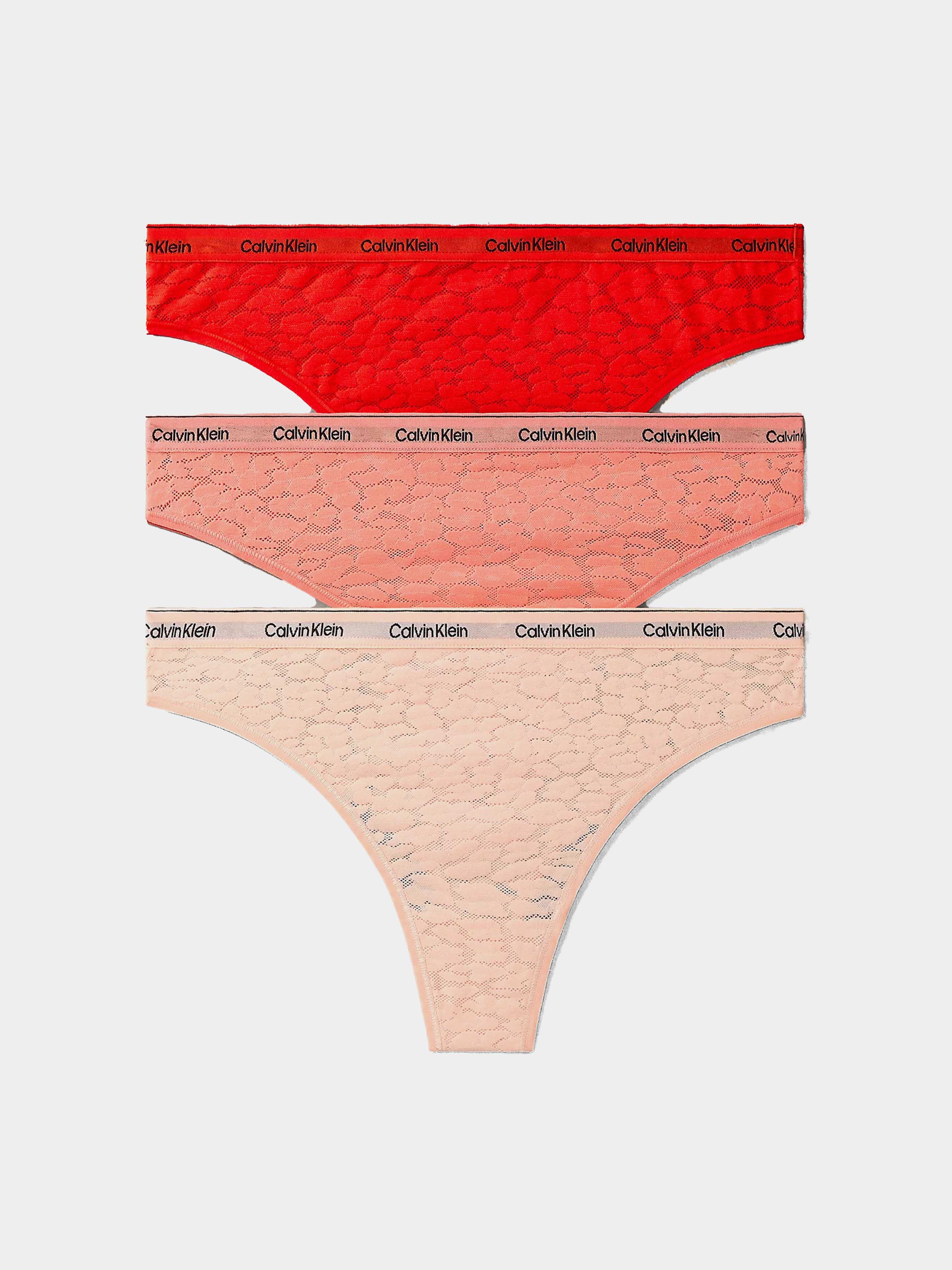Жіночий Набір трусів Calvin Klein Underwear  (CKL2167) колір рожевий, матеріал поліамід Calvin Klein Underwear - купити в Україні