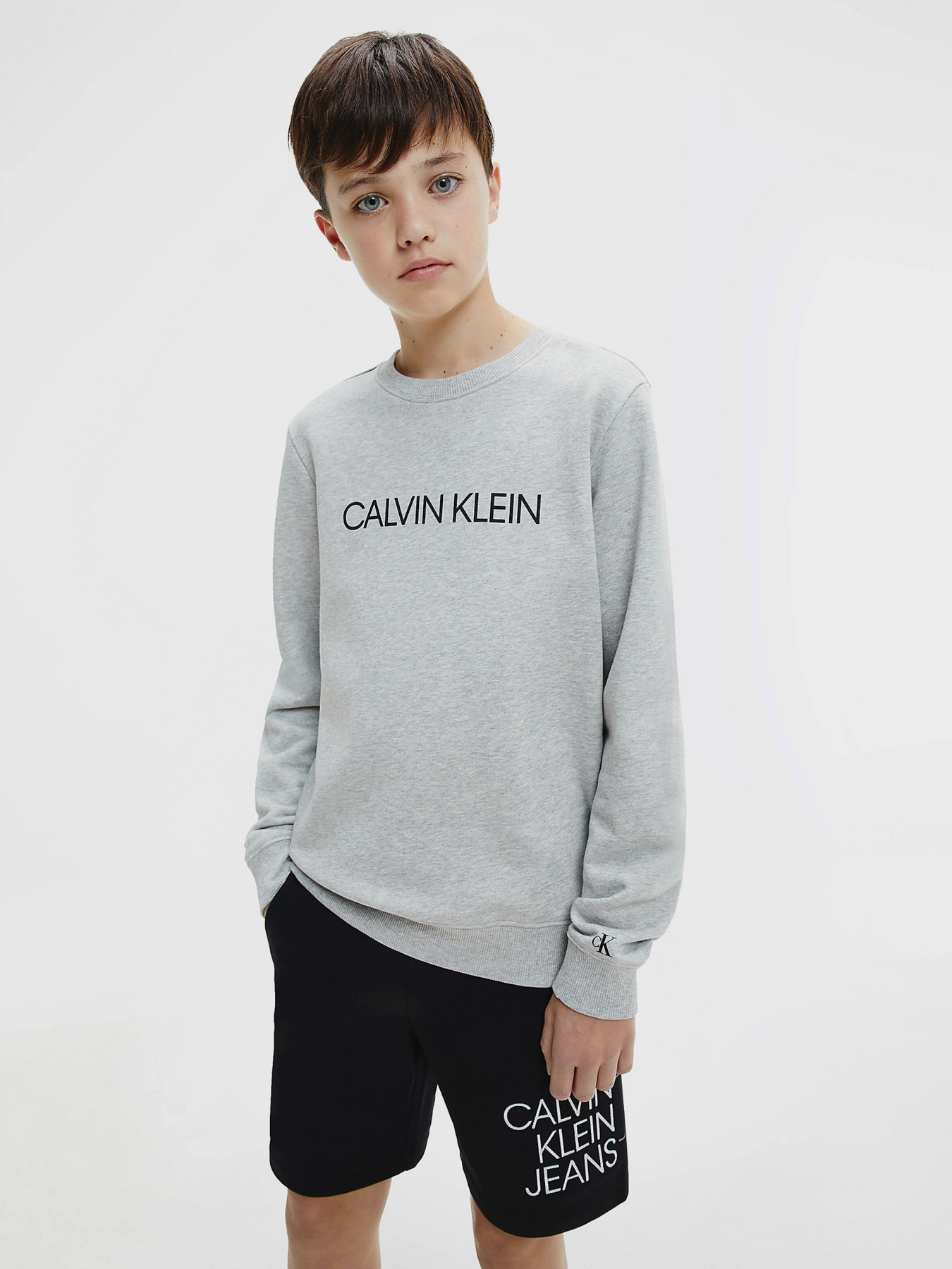 Свитшот Calvin Klein Unisex Institutional Logo модель IU0IU00162-PZ2 Фото
