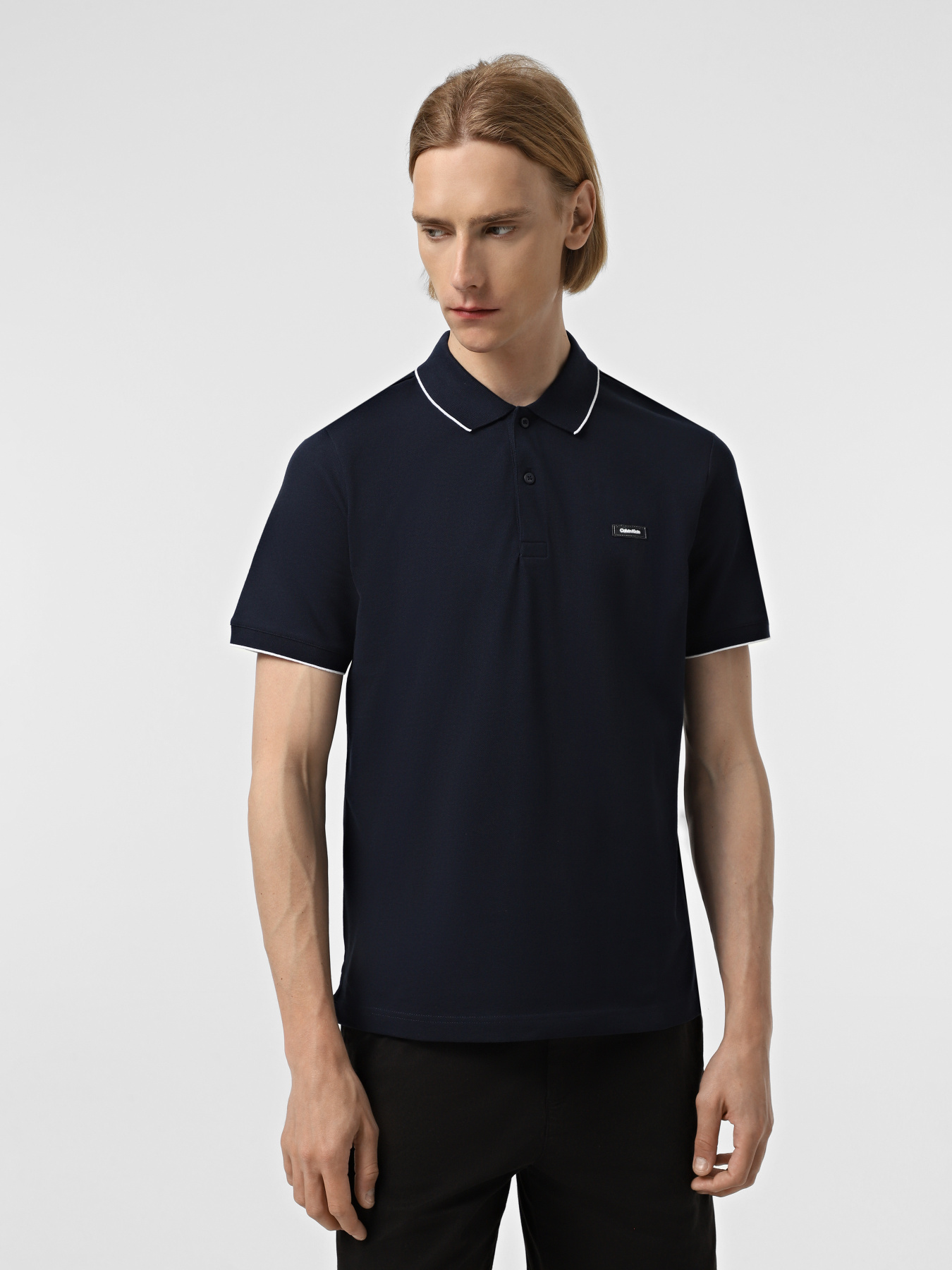 Поло Calvin Klein модель K10K112751-CEF Поло Calvin Klein модель K10K112751-CEF Фото