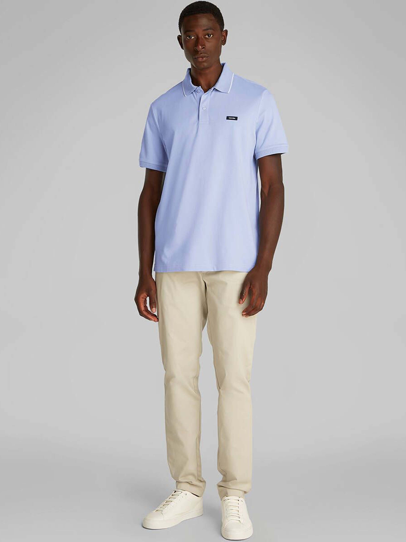 Поло Calvin Klein модель K10K112754-DWE Поло Calvin Klein модель K10K112754-DWE Фото