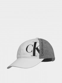 Кепка Calvin Klein Hybrid Logo Jersey Baseball Cap модель IU0IU00187-YAF Фото
