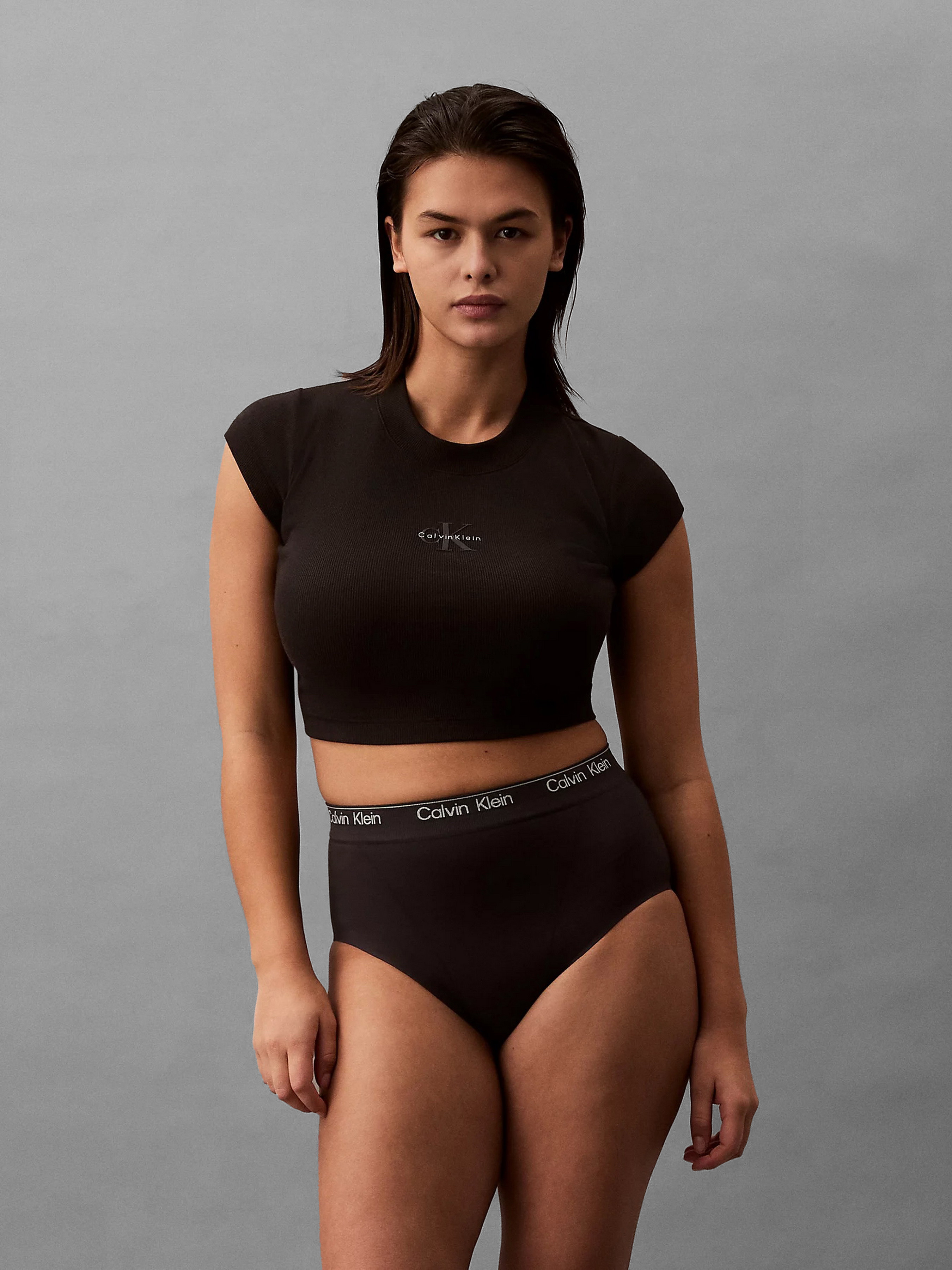 Бавовняні Жіночі Труси Calvin Klein Underwear  (CKL2454) колір чорний Calvin Klein Underwear - купити в Україні