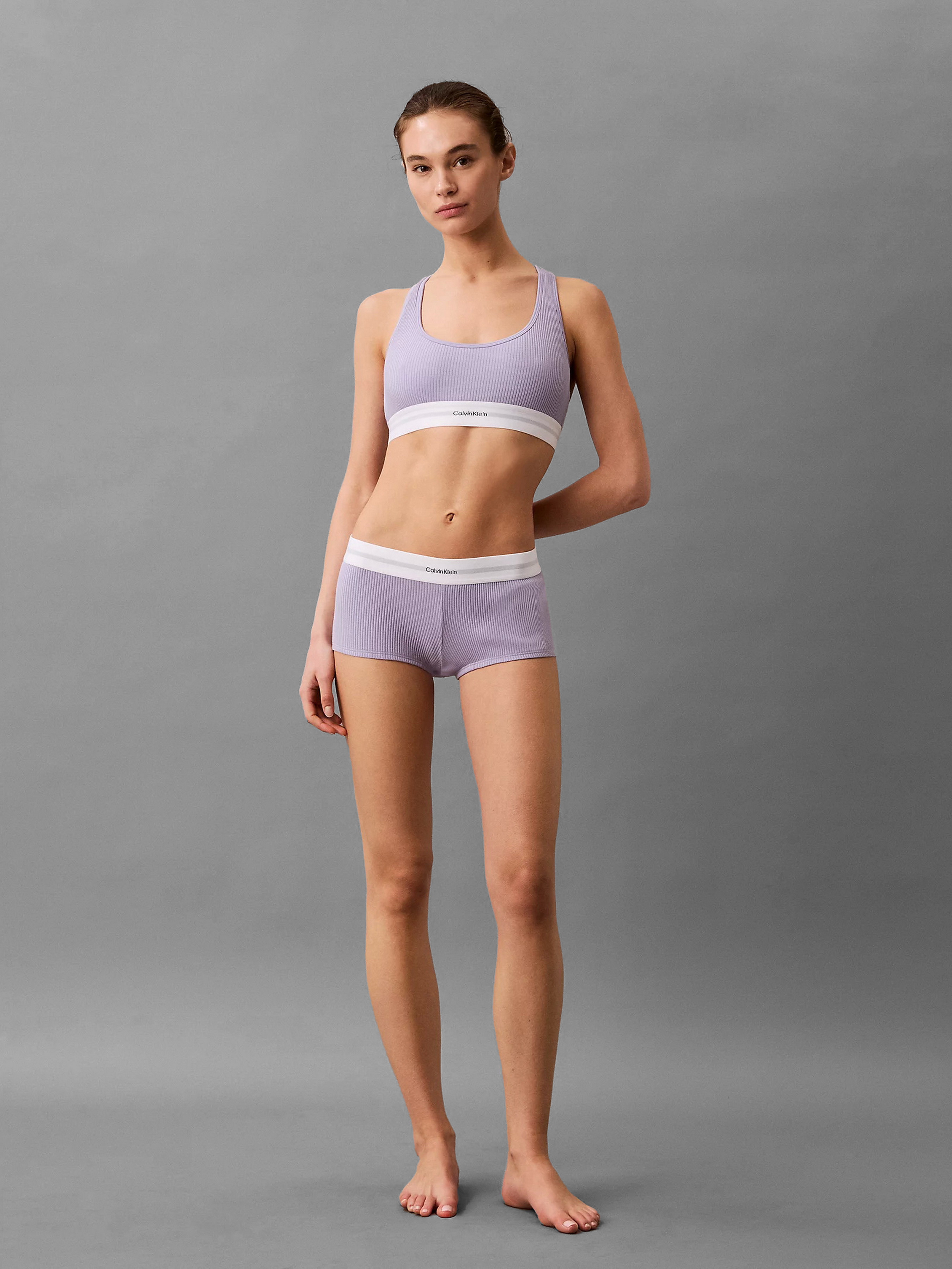 Жіночі Труси Calvin Klein Underwear  (CKL2455) колір блакитний, матеріал бавовна/модал Calvin Klein Underwear - купити в Україні