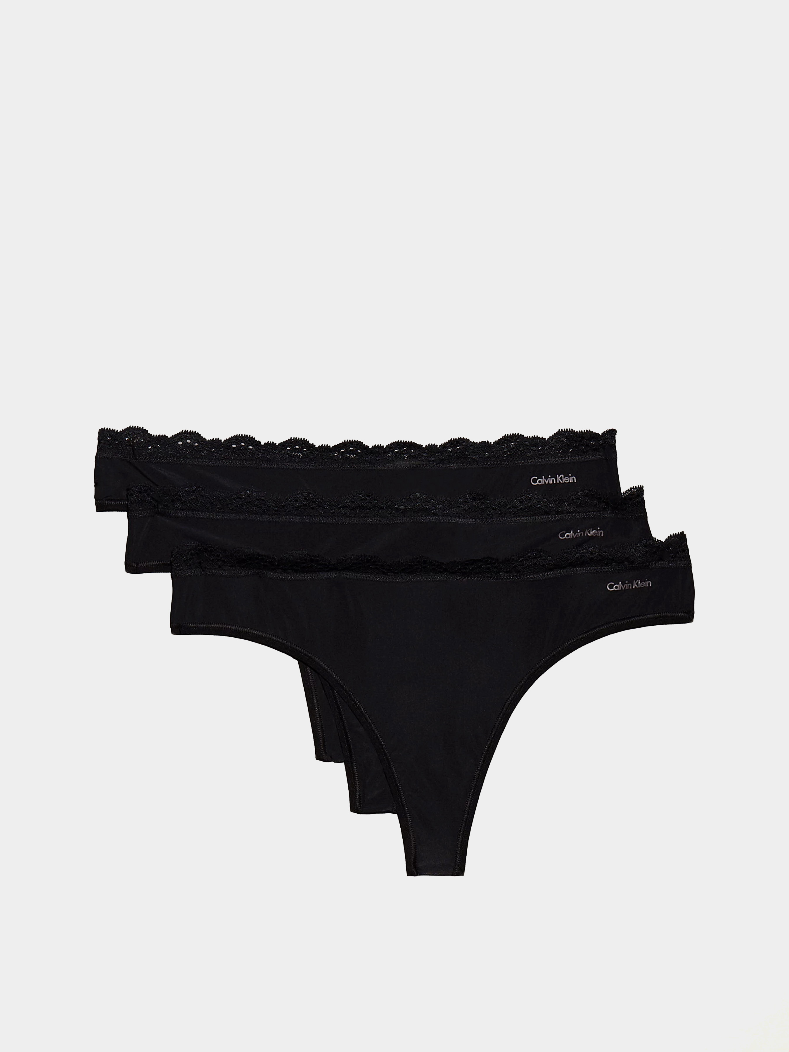 Жіночий Набір трусів Calvin Klein Underwear  (CKL2456) колір чорний, матеріал поліамід Calvin Klein Underwear - купити в Україні
