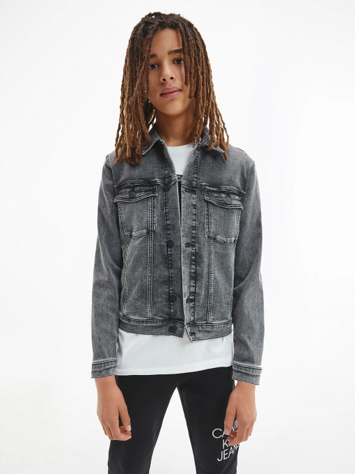 Джинсова куртка Calvin Klein Trucker Модель IB0IB00723-1BY Фото