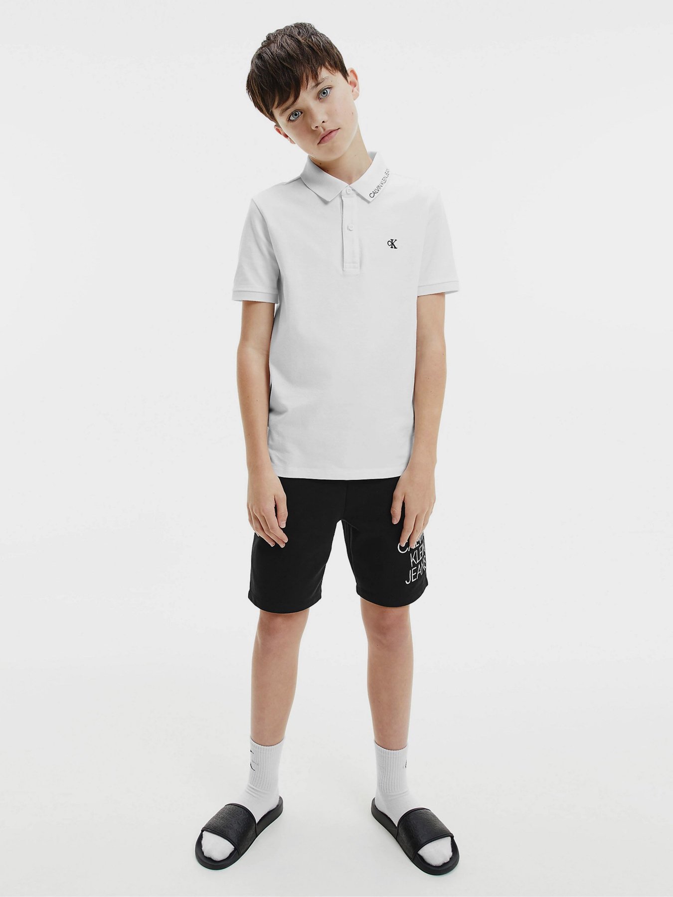 Поло Calvin Klein модель IB0IB00733-YAF Фото