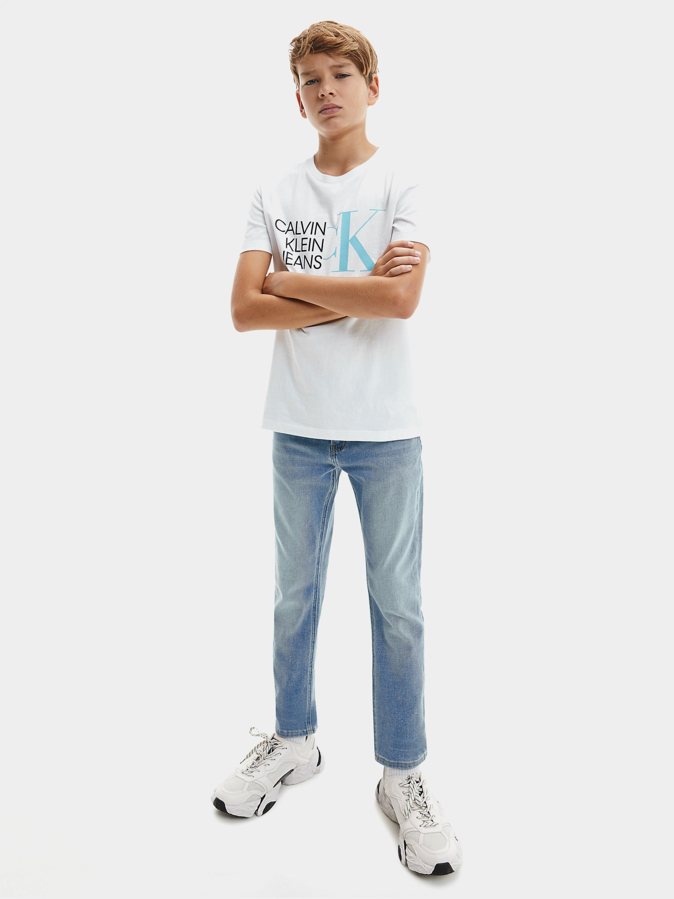 Прямі джинси Calvin Klein Essential модель IB0IB00742-1AA Фото