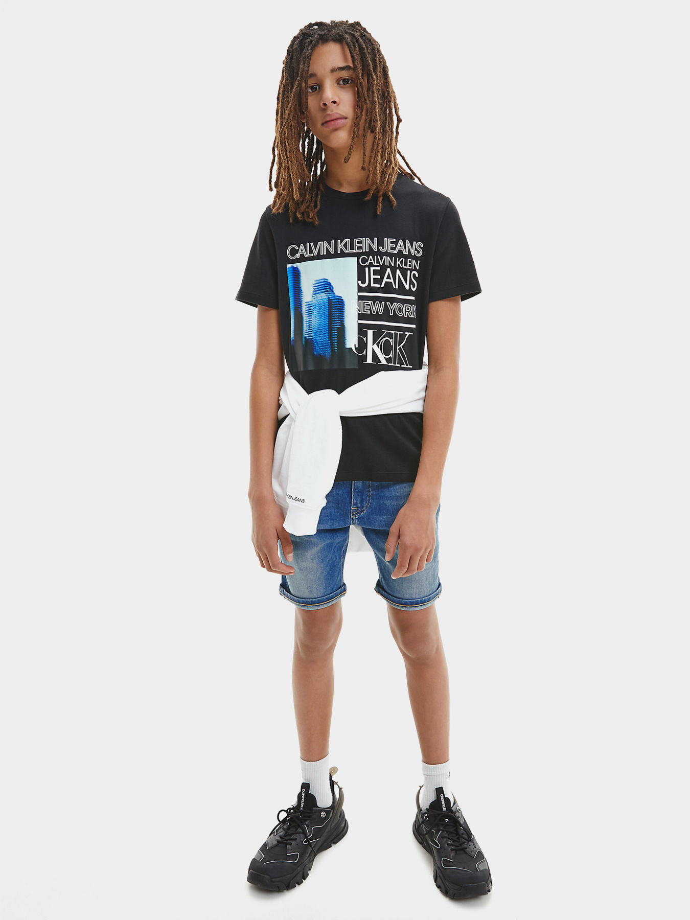 Джинсові шорти Calvin Klein модель IB0IB00791-1A4 Фото