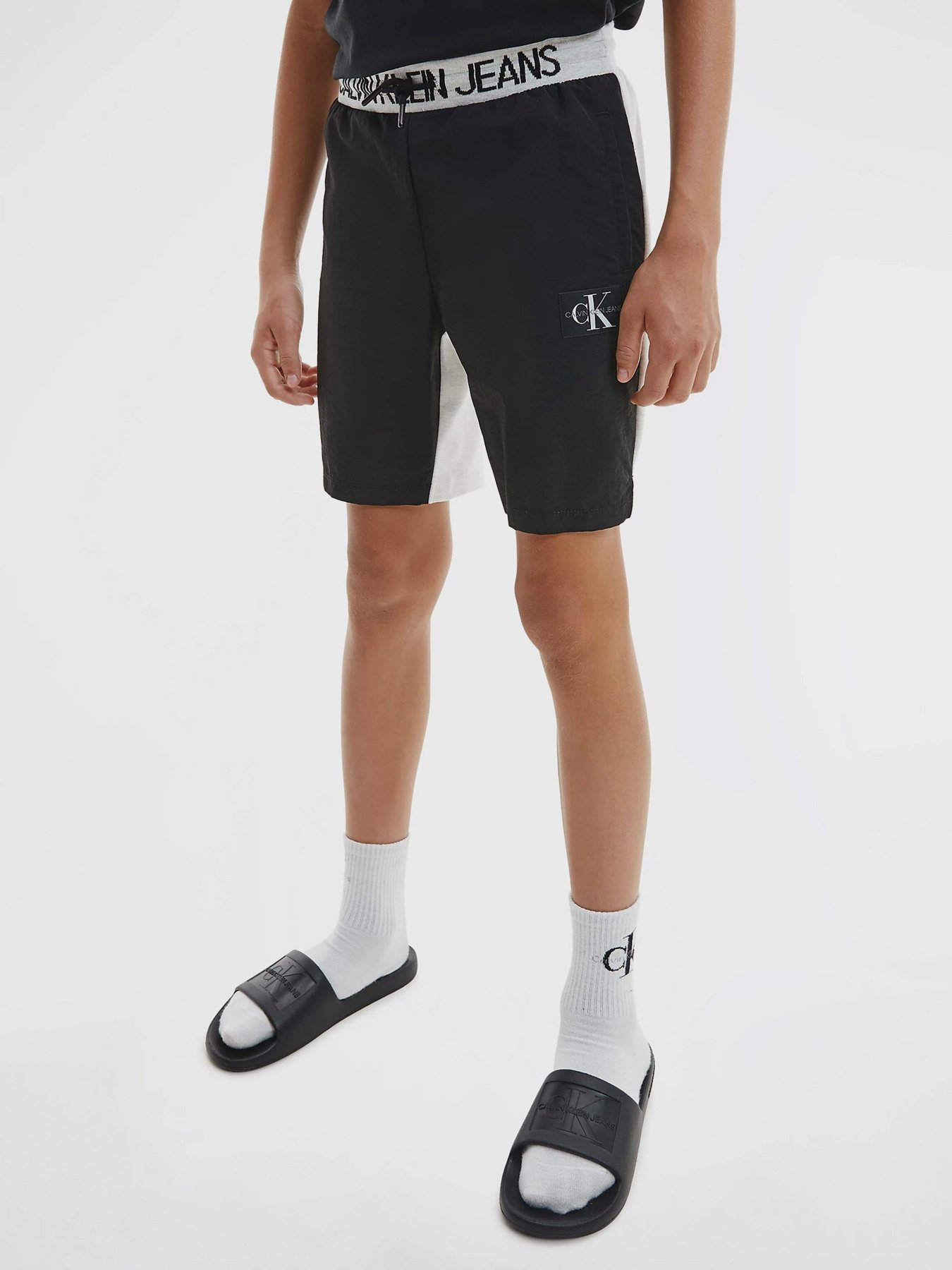 Шорты Calvin Klein Punto Fabric Mix Jogger модель IB0IB00794-P34 Фото