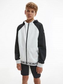 Худи Calvin Klein Punto Fabric Mix модель IB0IB00805-P34 Фото