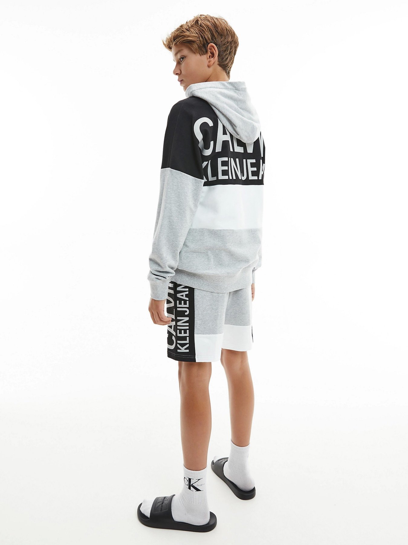 Худи Calvin Klein Colour Block Logo модель IB0IB00807-PZ2 Фото