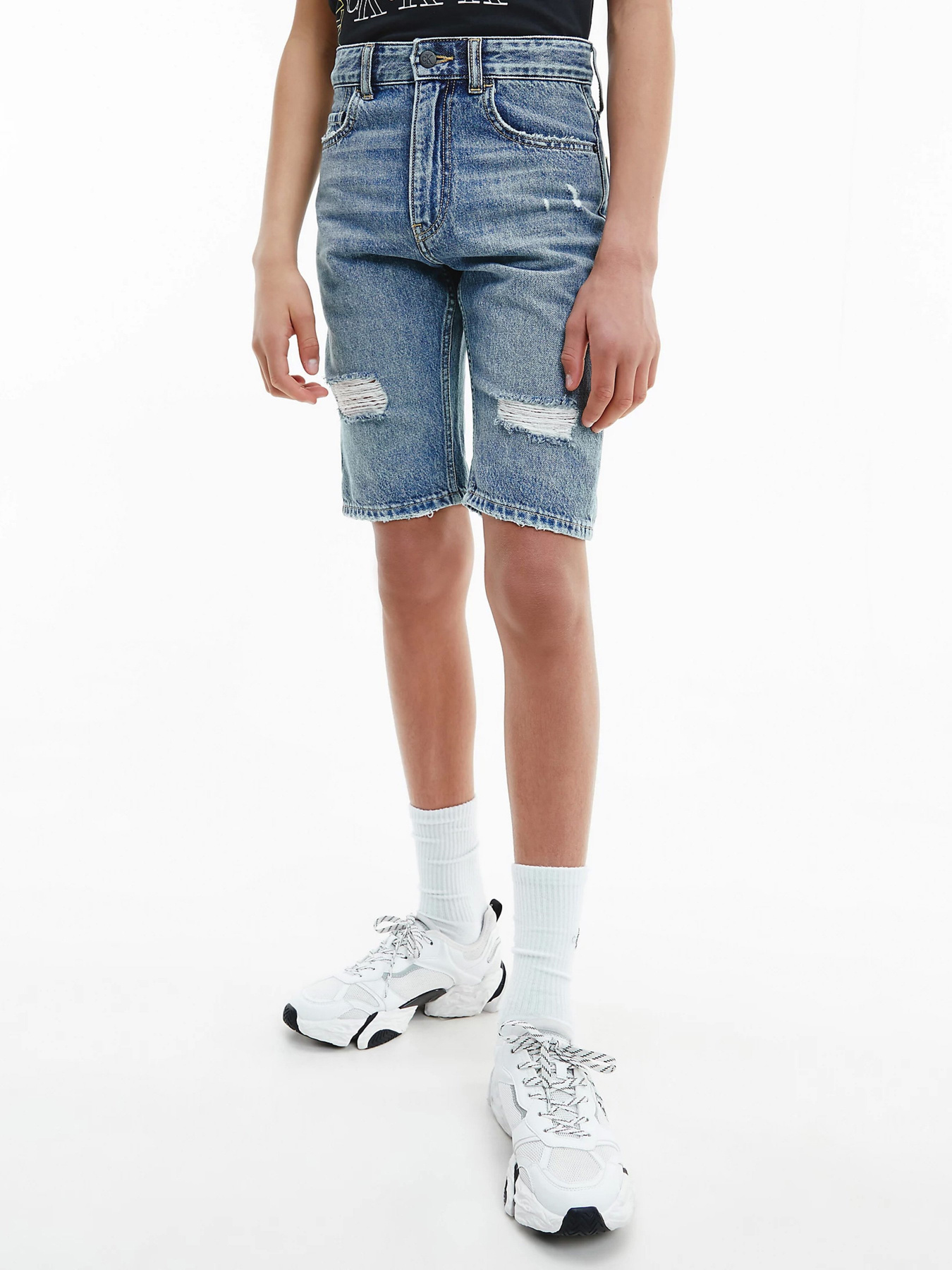 Джинсові шорти Calvin Klein модель IB0IB00871-1A4 Фото