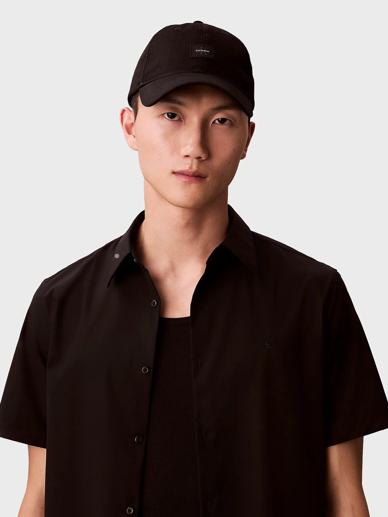 Кепка Calvin Klein MONOLOGO WOVEN PATCH BB CAP модель LV04D5077G-UB1 Фото