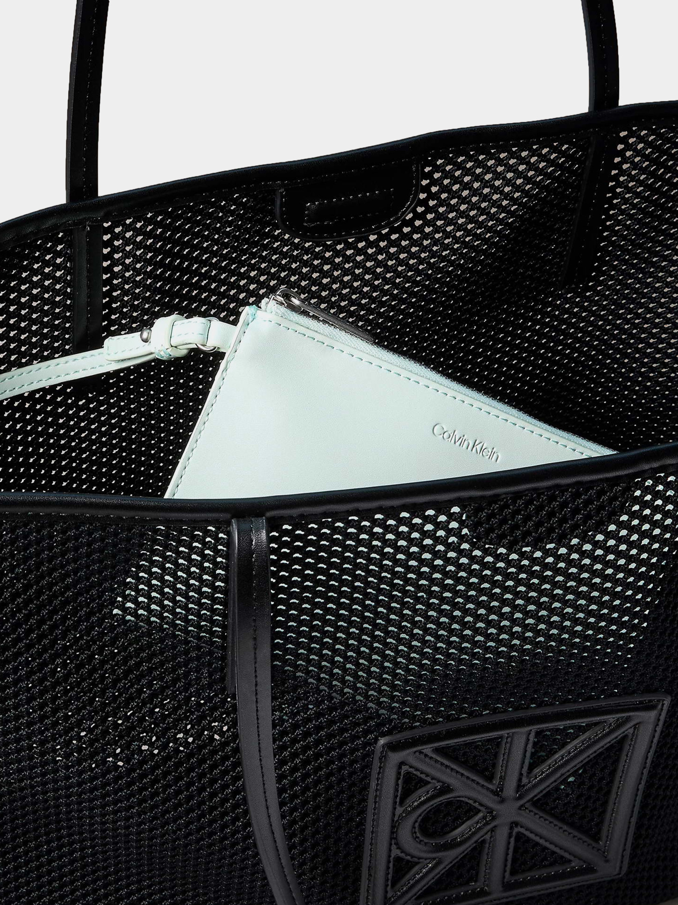 Сумки Calvin Klein EMBLEM MESH TOTE модель LV04F3380G-UB1 Фото