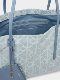 Сумки Calvin Klein EMBLEM AOP DENIM TOTE W/ POUCH модель LV04F3428G-YBZ Фото