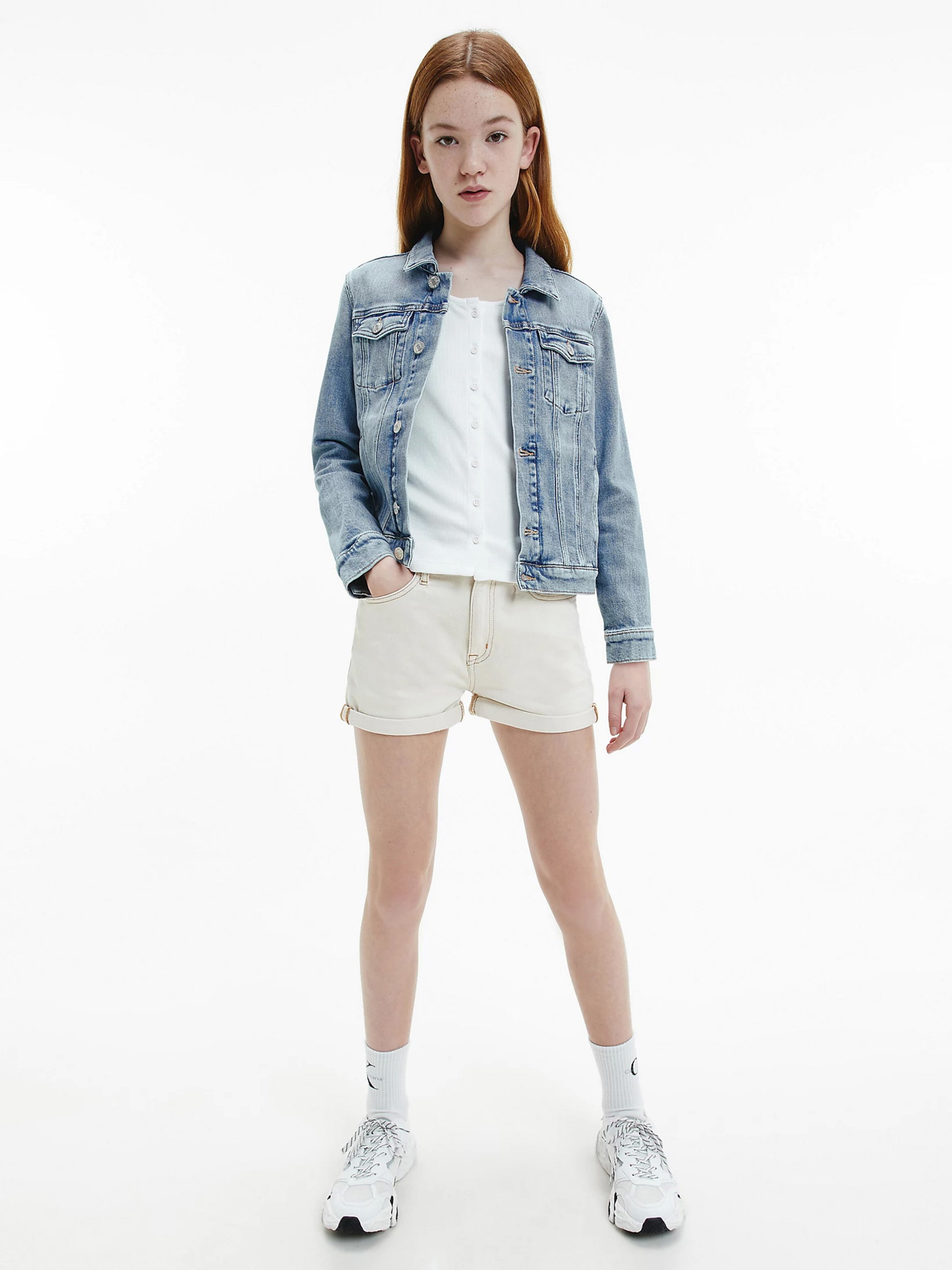 Джинсова куртка Calvin Klein модель IG0IG00452-1A4 Фото