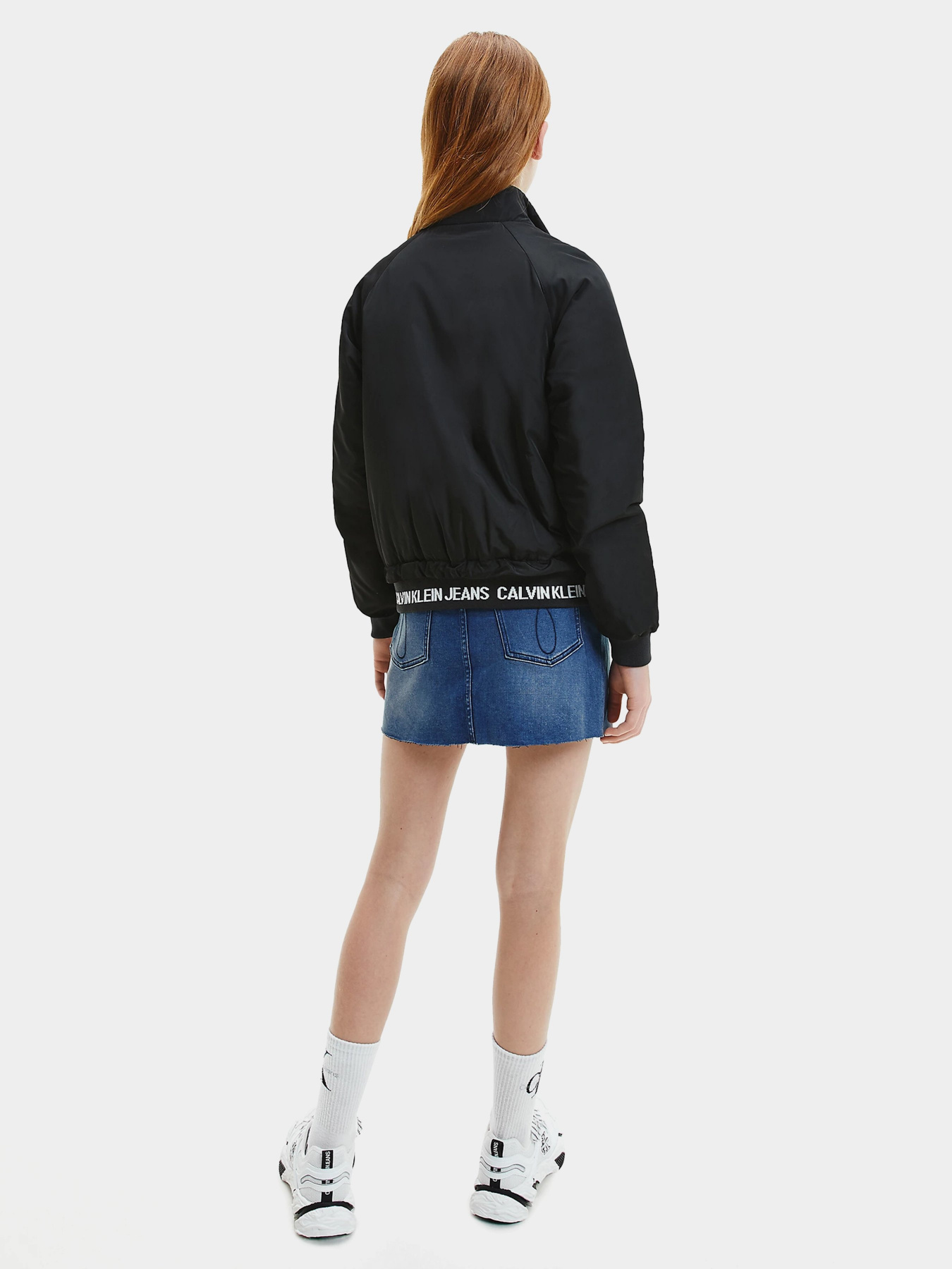 Бомбер Calvin Klein Logo Rib Light модель IG0IG00780-BEH Фото