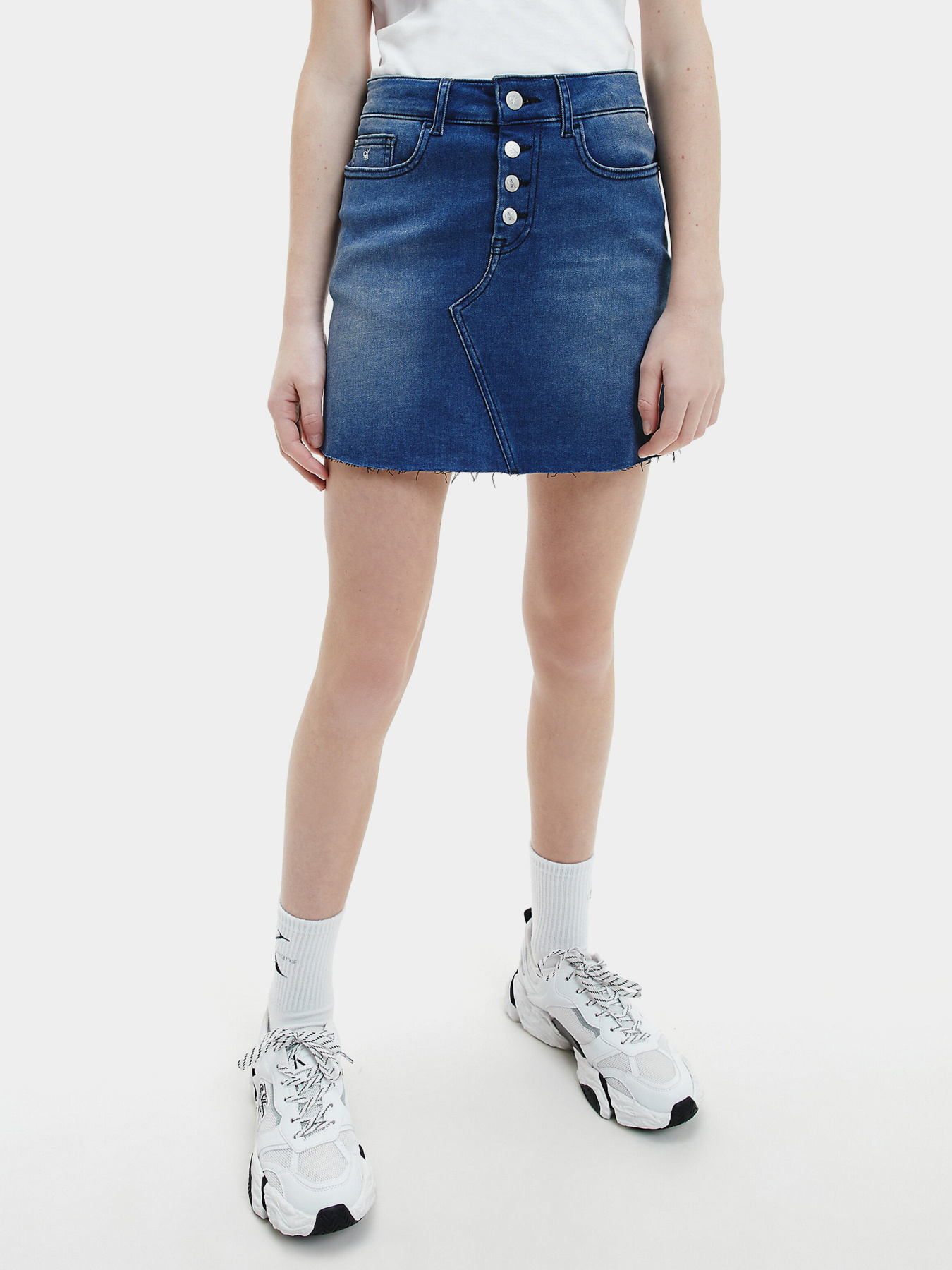 Джинсова спідниця Calvin Klein Aline модель IG0IG00789-1A4 Фото