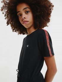 Сукня міді Calvin Klein Logo Tape модель IG0IG00807-BEH Фото