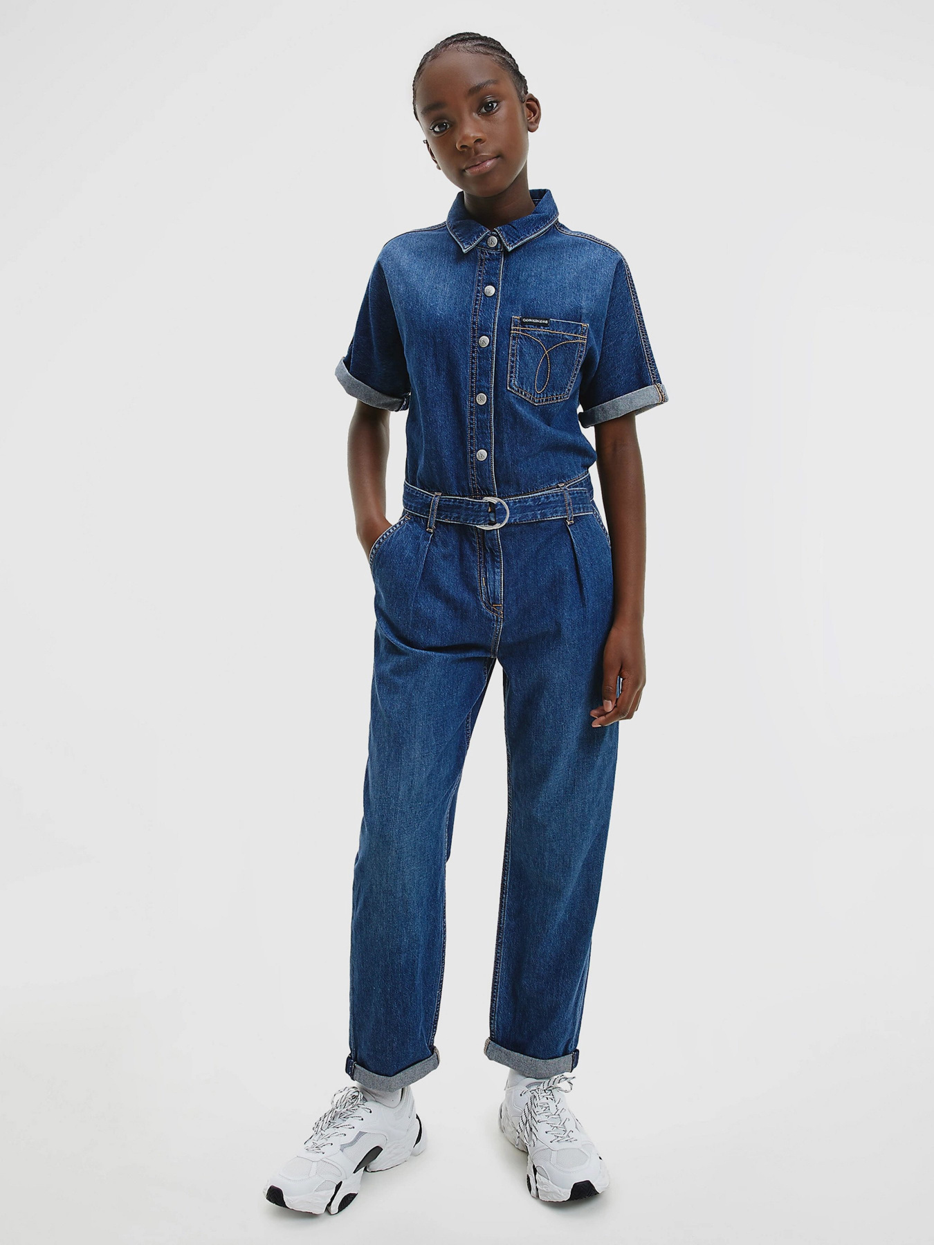 Джинсовый комбинезон Calvin Klein модель IG0IG00845-1BJ Фото