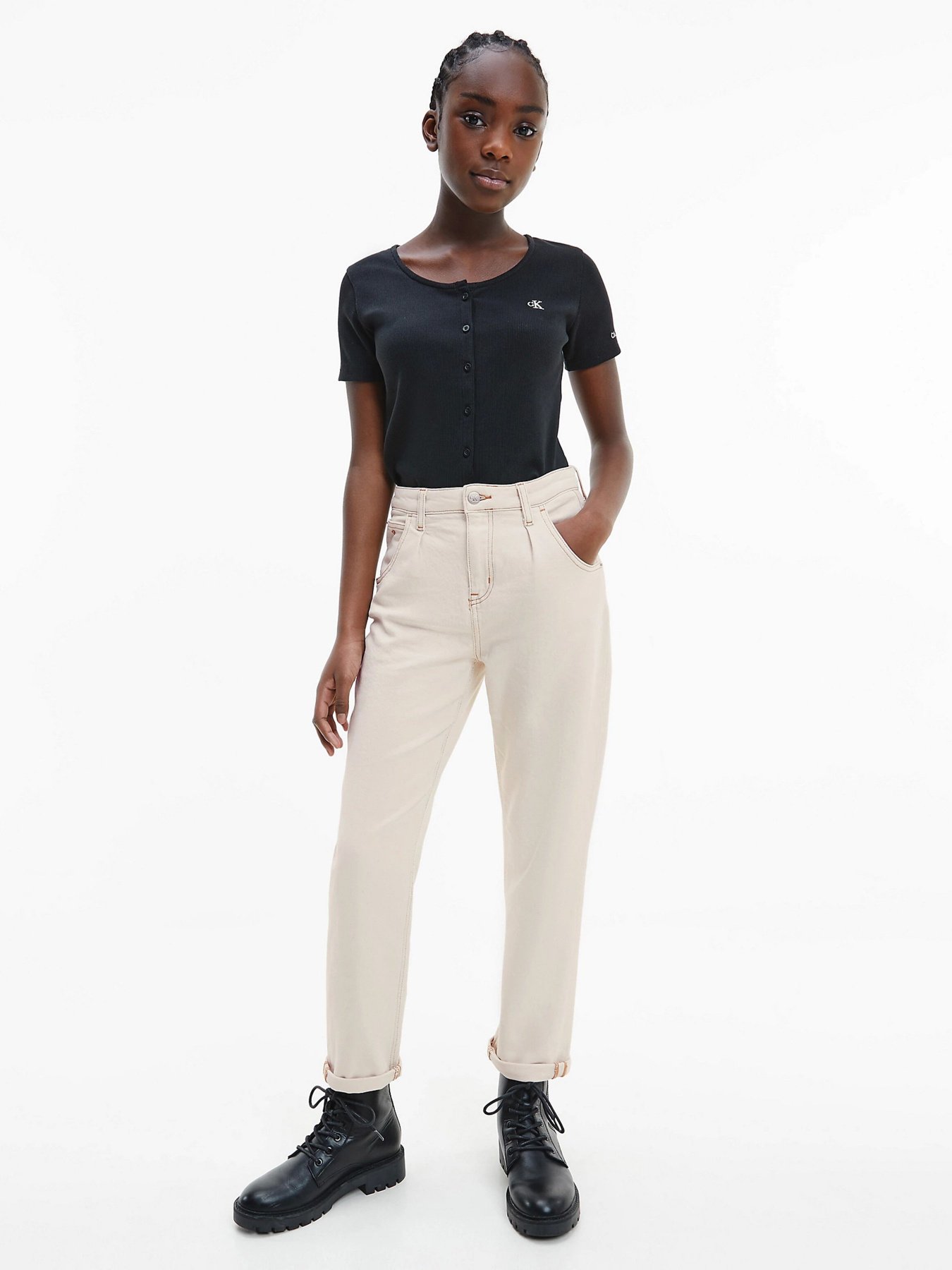 Прямі джинси Calvin Klein модель IG0IG00852-PDP Прямі джинси Calvin Klein модель IG0IG00852-PDP Фото