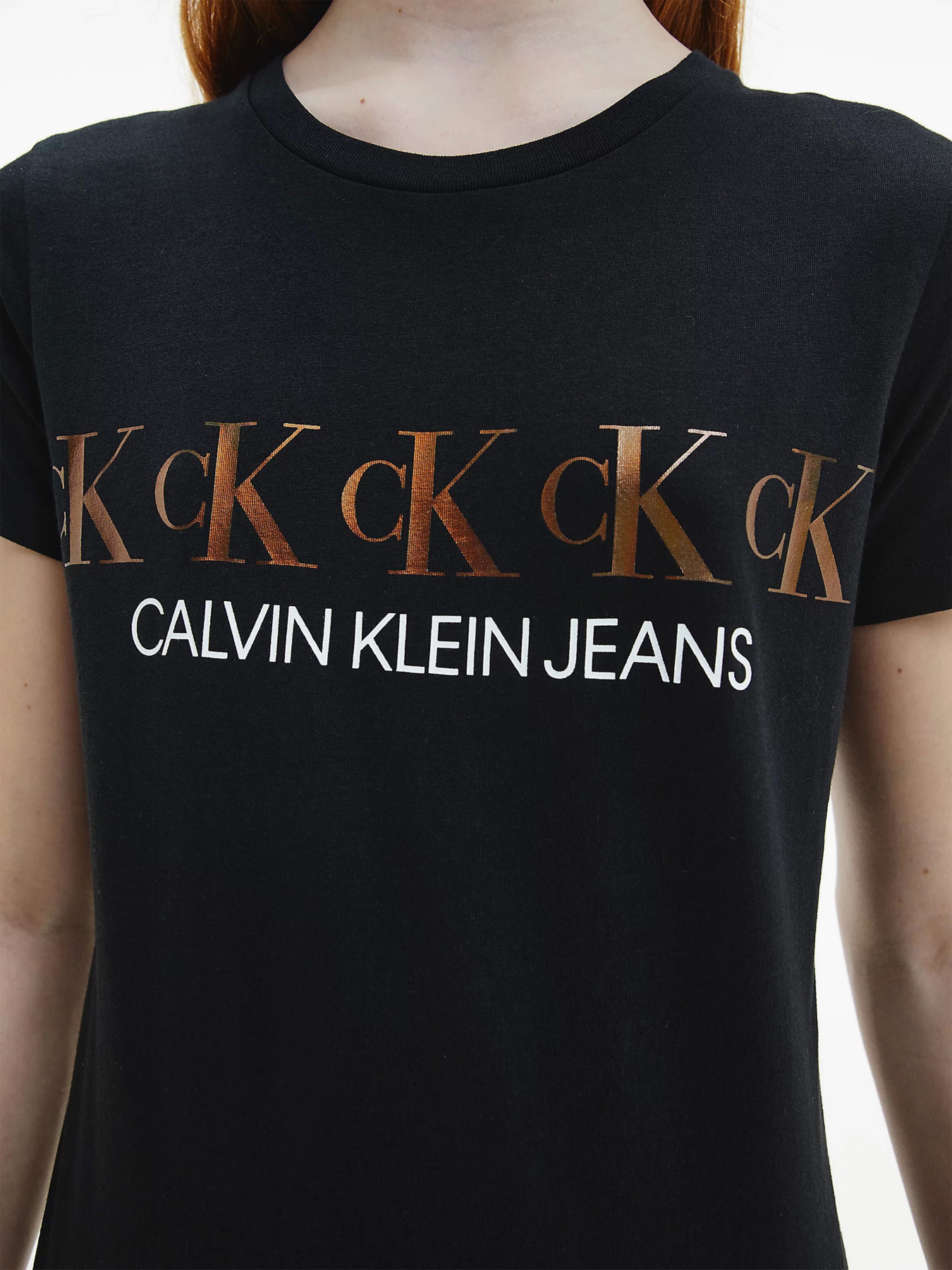 Платье-футболка Calvin Klein Repeat Foil модель IG0IG00911-BEH Фото