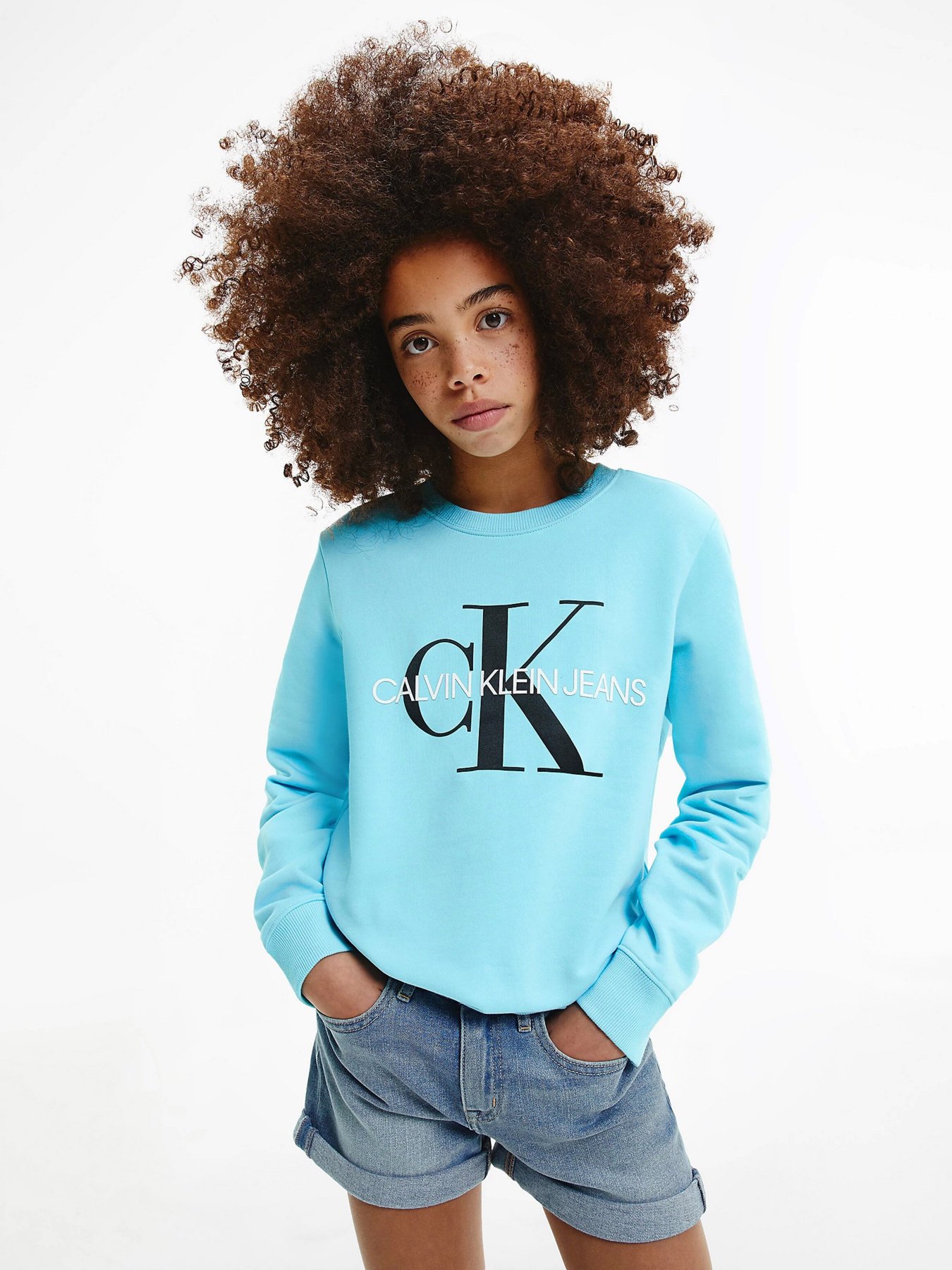 Свитшот Calvin Klein Monogram Logo модель IU0IU00069-CU4 Фото