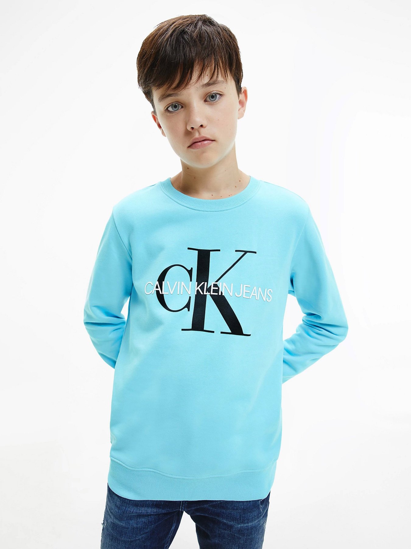 Свитшот Calvin Klein Monogram Logo модель IU0IU00069-CU4 Фото