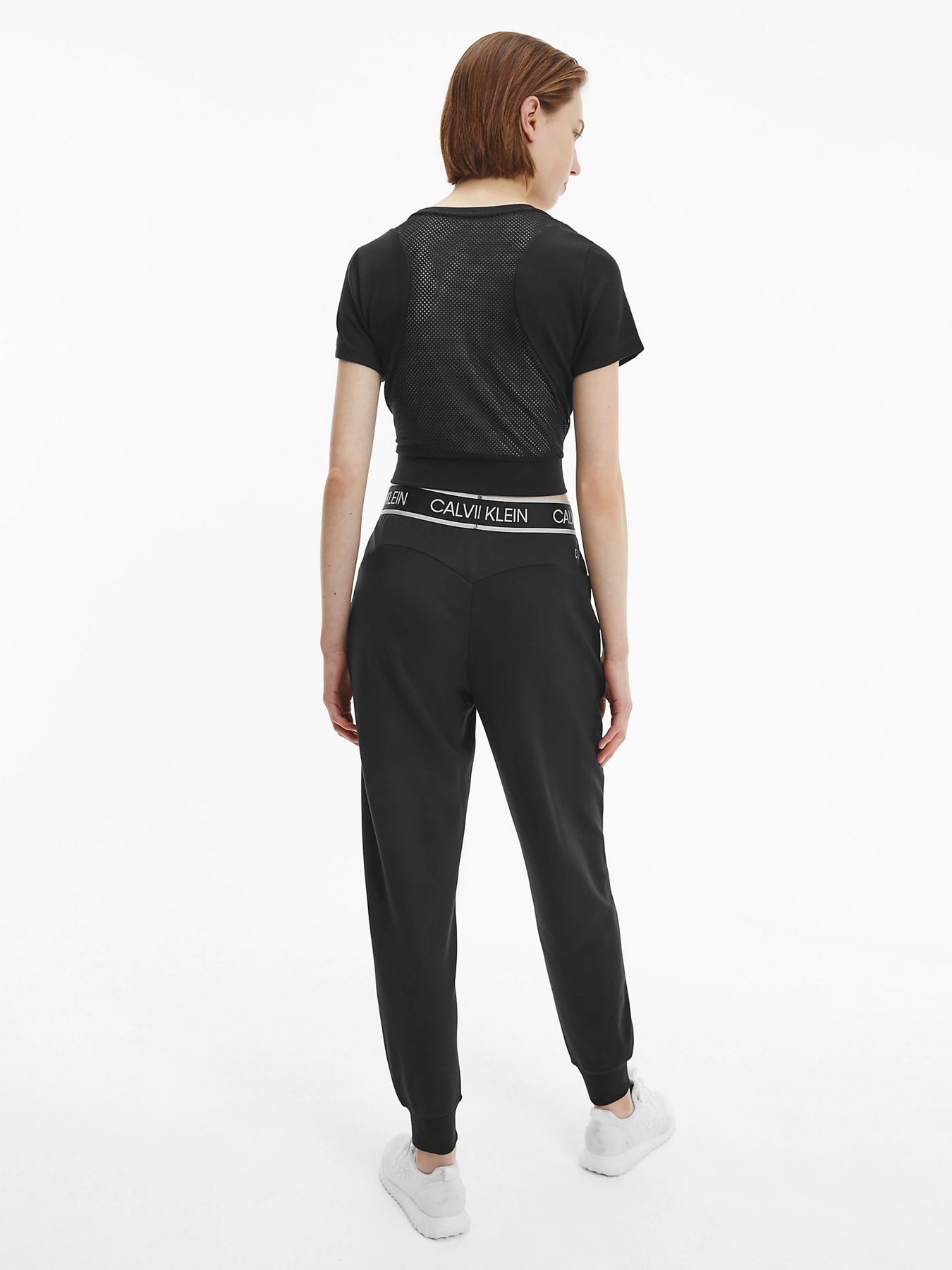 Футболка спортивная Calvin Klein Mesh Back Cropped модель 00GWS1K132-007 Фото