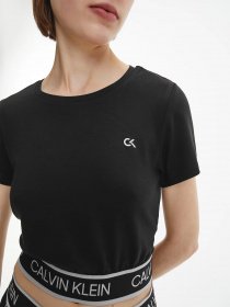 Футболка спортивная Calvin Klein Mesh Back Cropped модель 00GWS1K132-007 Фото