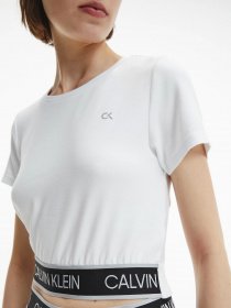 Футболка Calvin Klein Mesh Back Cropped модель 00GWS1K132-100 Фото