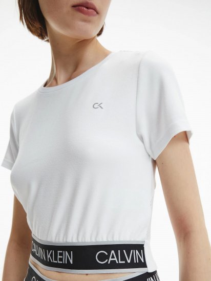 Футболка Calvin Klein Mesh Back Cropped модель 00GWS1K132-100 — фото 3 - INTERTOP