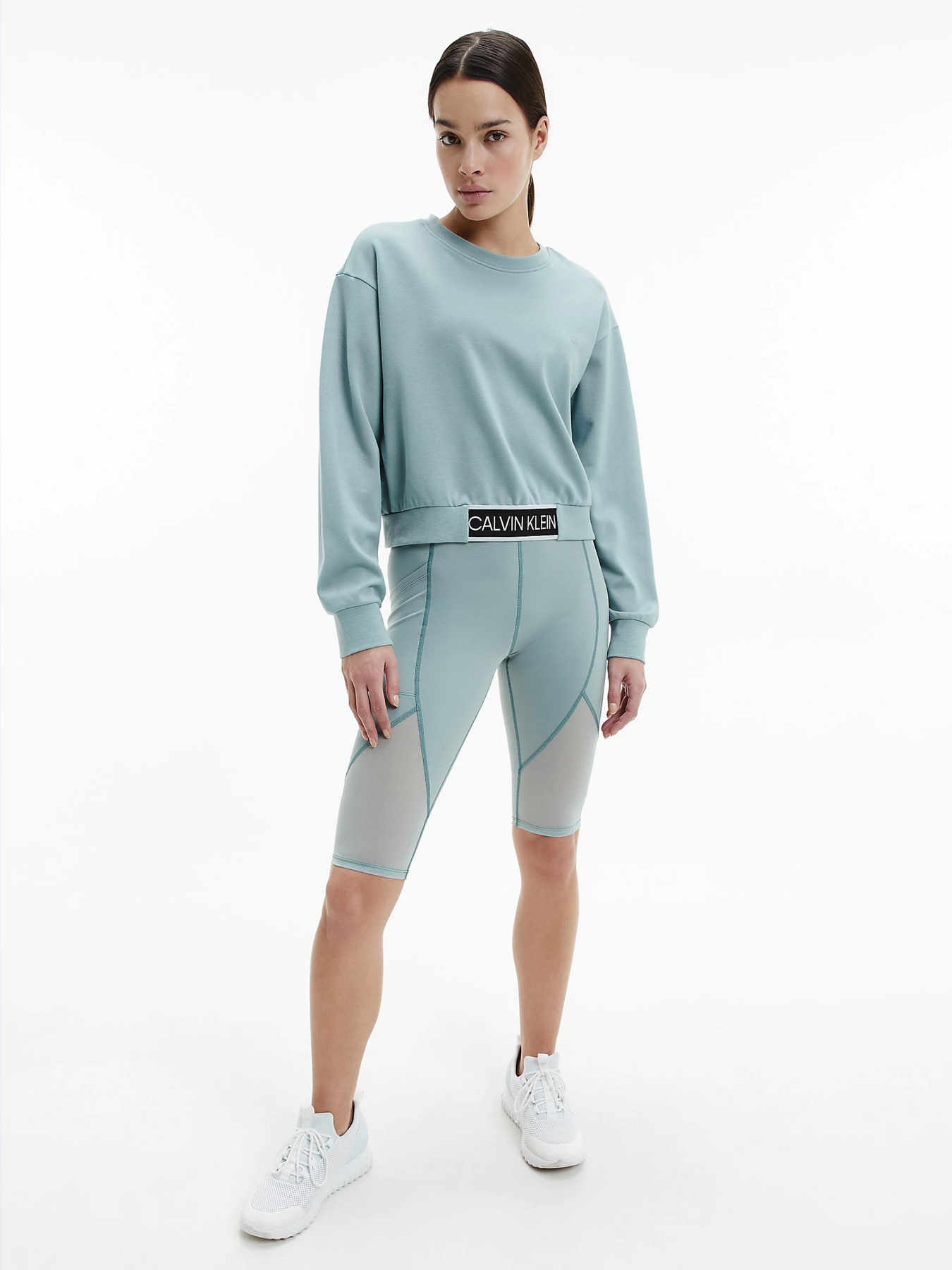 Світшот Calvin Klein Croppped модель 00GWS1W368-314 Фото