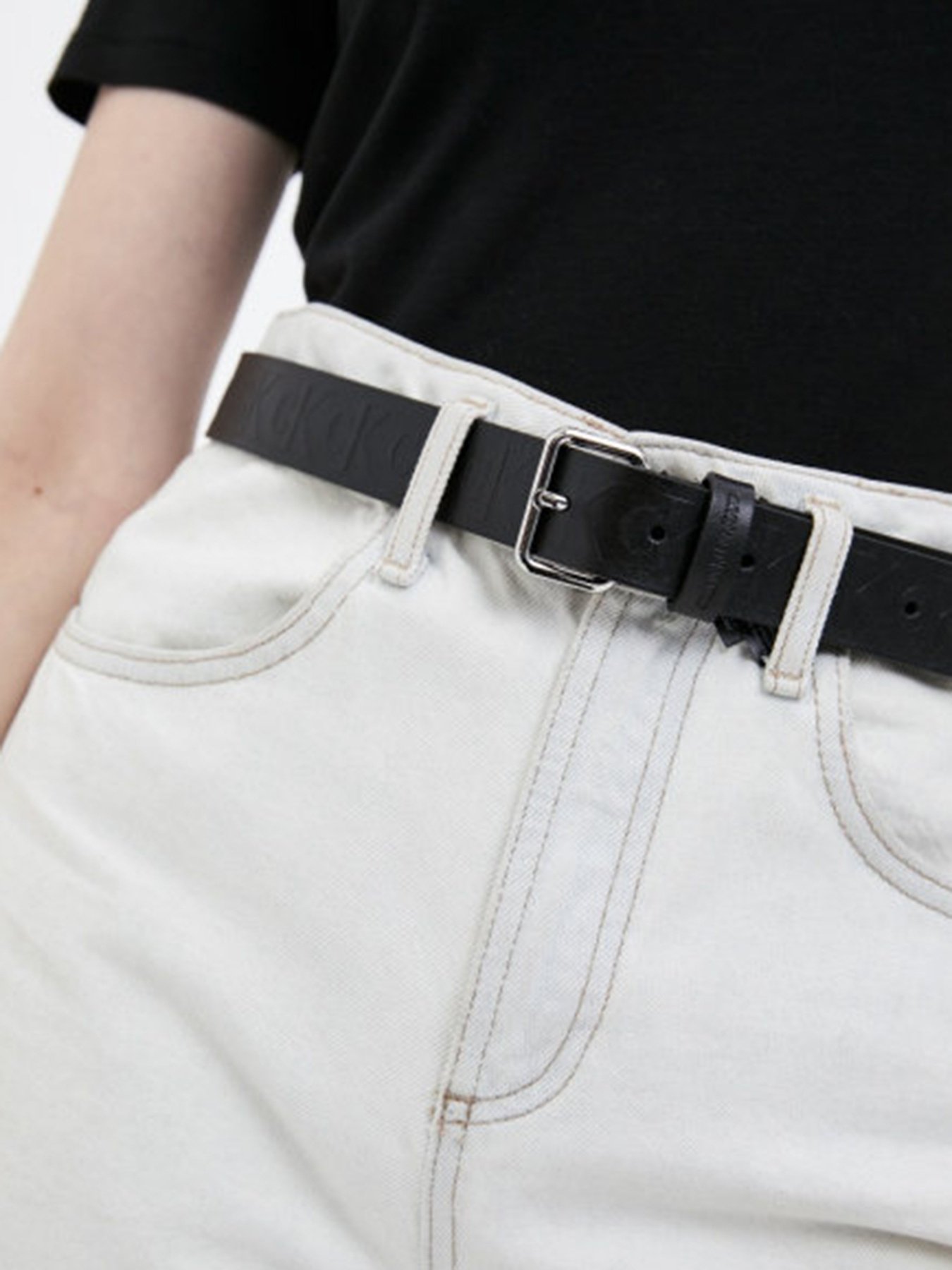 Ремені Calvin Klein модель K60K607739_BDS0 Фото