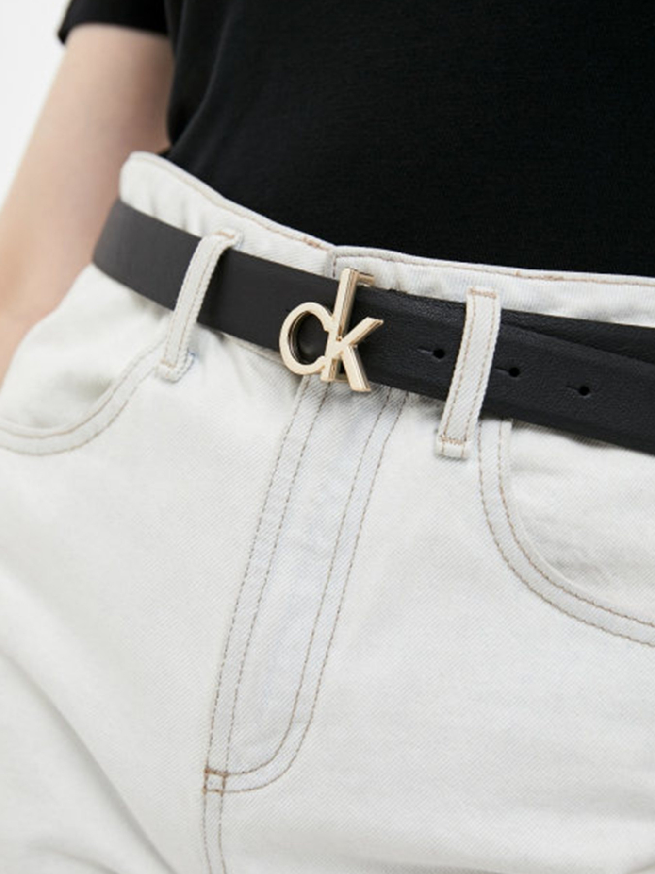 Ремені Calvin Klein модель K60K607944_BAX0 Фото